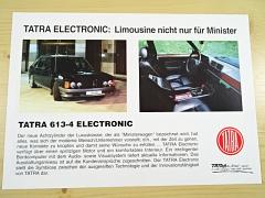 Tatra 613-4 Electronic - prospekt