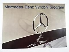 Mercedes - Benz - výrobní program - prospekt - 1974