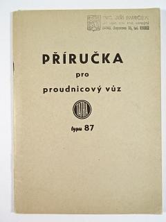 Tatra 87 - příručka pro proudnicový vůz - 1946