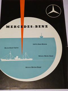 Mercedes - Benz - Schiffs Diesel Motoren - prospekt