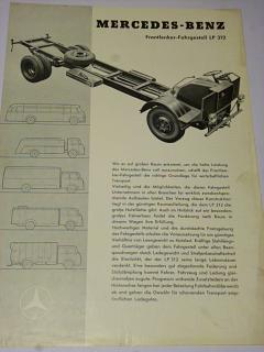 Mercedes - Benz - Frontlenker Fahrgestell LP 312 - prospekt