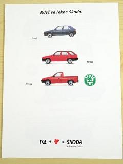 Škoda Favorit, Forman, Pick-up - prospekt