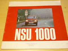 NSU 1000 - prospekt