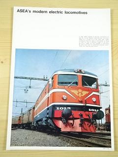 ASEA's modern electric locomotives - prospekt - 1968