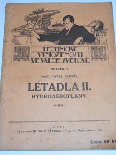 Létadla II. Hydroaeroplany - Pavel Beneš - 1915