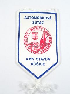 Rallye Košice - AMK Zväzarmu SSR - automobilová súťaž - AMK Stavba Košice - vlaječka