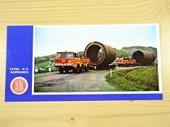 Tatra 813 6 x 6 TP - tahač přívěsu - pohlednice