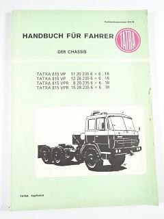 Tatra 815 - Handbuch für Fahrer der Chassis - 1985