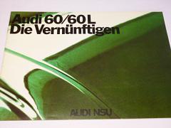 Audi NSU - Audi 60/60 L Die Vernunftigen - 1970 - prospekt