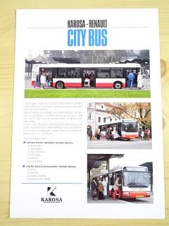 Karosa - Renault - City bus - prospekt
