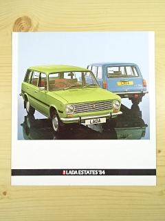 Lada Estates 1984 - prospekt - Lada Cars GB