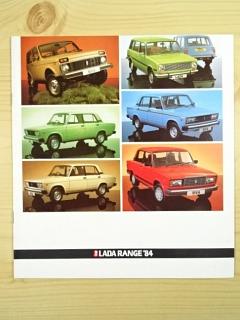 Lada Range 1984 - 1200 L, 1300 GL, 1500 GLS, 1200/1500 DL estates, Niva 4WD - prospekt - Lada Cars GB