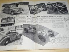 Škoda 1101 - 1946 - prospekt - ANA AB Nyköpings Automobilfabrik