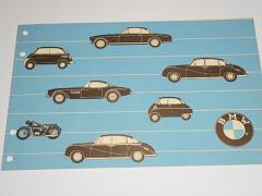 BMW 501, 502, 503, 507, 600, Isetta - 1957 - prospekt