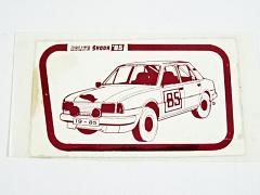 Rallye Škoda 1985 - samolepka