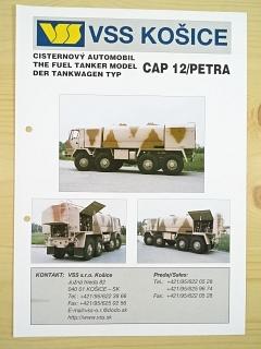 Tatra 815 CAP 12/Petra - cisternový automobil - prospekt bez textu - VSS Košice