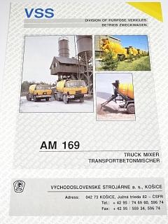 Tatra 815 AM 169 truck mixer - Transportbetonmischer - prospekt - VSS Košice