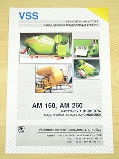 AM 160, AM 260 - nadstavby automiešača - prospekt - VSS Košice