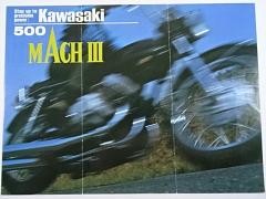 Kawasaki 500 Mach III - prospekt