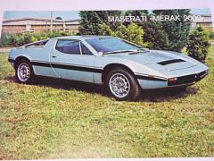 Maserati Merak 2000, MerakSS, Khamsin, Kyalami, Quattroporte