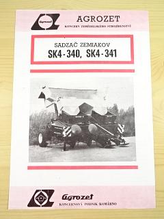 Sadzač zemiakov SK4-340, SK4-341 - prospekt - Agrozet Komárno