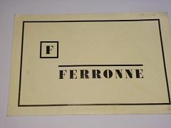 Ferronne - dětské vozíky - kočárky - prospekt + ceník - 1930
