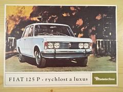 FSO - Fiat 125 P – rychlost a luxus - prospekt - Mototechna