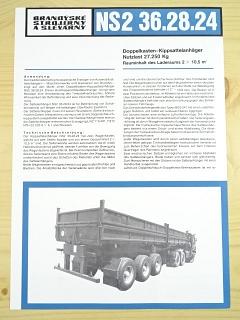 BSS - NS2 36.28.24 - Doppelkasten - Kippsattelanhäger - prospekt - Liaz, Tatra