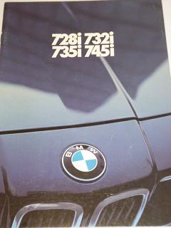 BMW 728i, 732i, 735i, 745i - 1980 - prospekt