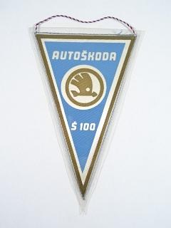Auto Škoda - Mladá Boleslav - Š 100 - vlaječka