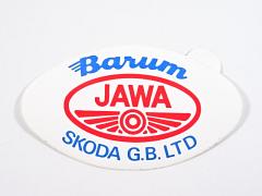 Barum - JAWA - Skoda G. B. LTD - samolepka