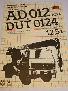 LIAZ AD 012 Alfa, DUT 0124 - automobilní jeřáb - prospekt