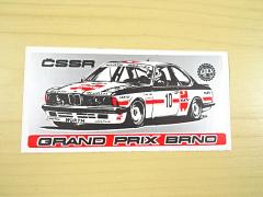Grand Prix Brno ČSSR - BMW - samolepka