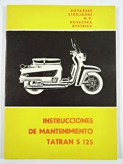 Tatran S 125 - instrucciones de mantenimiento - 1967