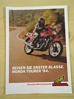 Honda - Reisen sie Erster Klasse. Honda Tourer 1984 - prospekt