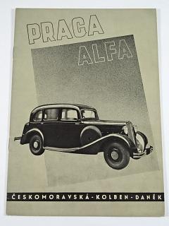 Praga Alfa - prospekt - Českomoravská - Kolben - Daněk