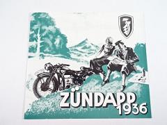 Zündapp 1936 - prospekt - REPRINT!!!