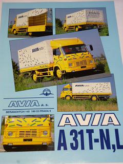 Avia A 31 T-N, L valníkový automobil - prospekt