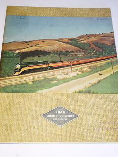 LIMA Locomotive Works - Steam Locomotives - prospekt - 1947 - parní lokomotivy
