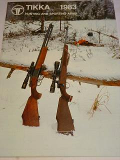 TIKKA 1983 hunting and sporting arms - prospekt