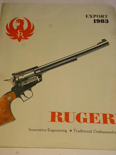 Ruger Export 1983 - prospekt