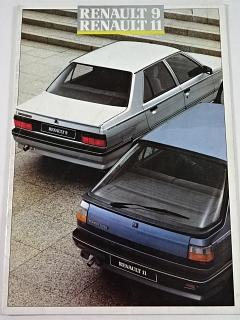 Renault 9 - Renault 11 - prospekt - 1988