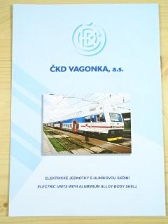 ČKD Vagonka - elektrické jednotky s hliníkovou skříní - elektrická dvoupodlažní jednotka řady 471 - prospekt