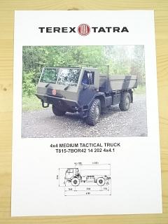 Tatra T815-7BOR42 14 202 4x4.1 - 4 x 4 medium tactical truck - prospekt - TEREX TATRA