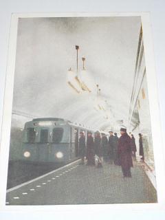 Metro Moskva SSSR - pohlednice