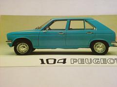 Peugeot 104 - 1972 - prospekt