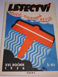 Letectví 1/1936 - měsíční ilustrovaná revue - XVI. ročník