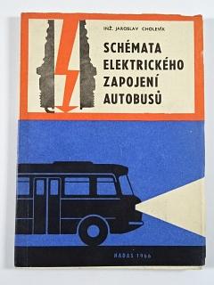 Schémata elektrického zapojení autobusů - Jaroslav Cholevík - 1966