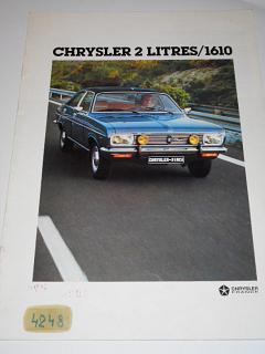 Chrysler 2 litres 1610 - 1977 - prospekt
