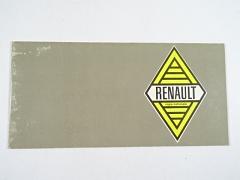 Renault - 4 cv, Dauphine, Ondine, Floride, Estafette - prospekt - 1961